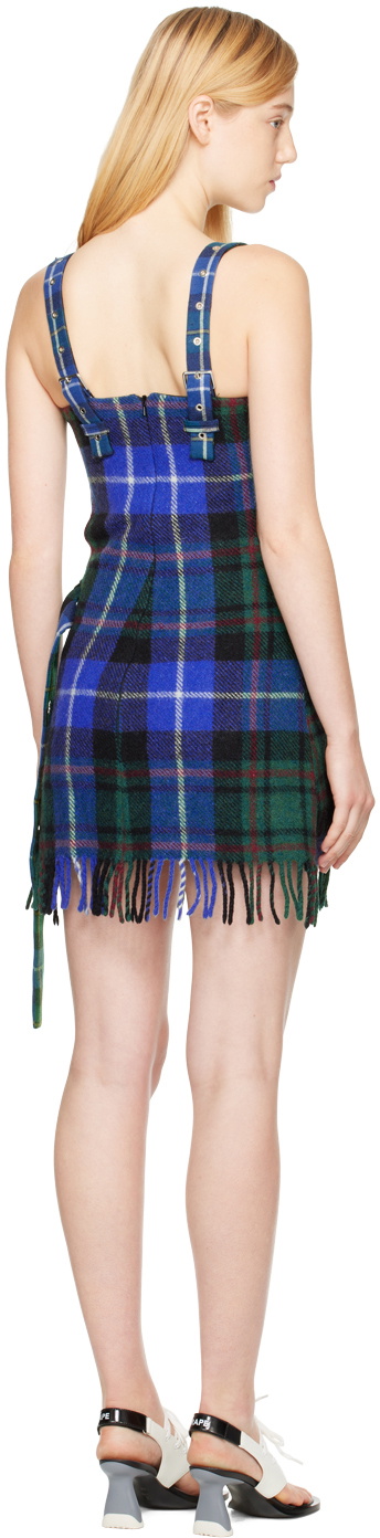 Rave Review Blue Yaam Minidress