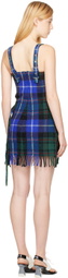 Rave Review Blue Yaam Minidress