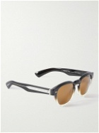 Oliver Peoples - Maysen D-Frame Degradé Acetate and Silver-Tone Sunglasses