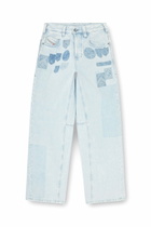 Diesel Relaxed Jeans Regular Waist 1997 D-Enim-M, Light blue, Button fly