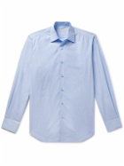 Saman Amel - Cotton-Poplin Shirt - Blue