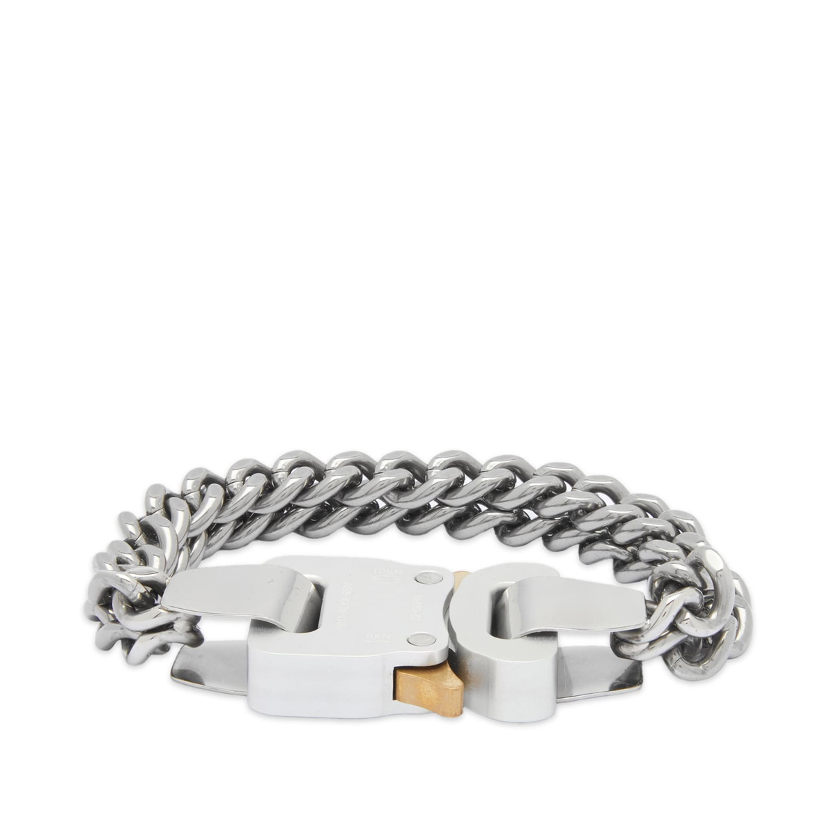 1017 ALYX 9SM Men's Double Chain Buckle Bracelet in Silver 1017 ALYX 9SM