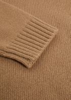 Weekend Max Mara Borgia Turtle-neck Wool Jumper Camel