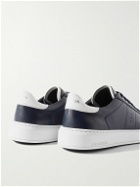 J.M. Weston - On Time Leather Sneakers - Blue