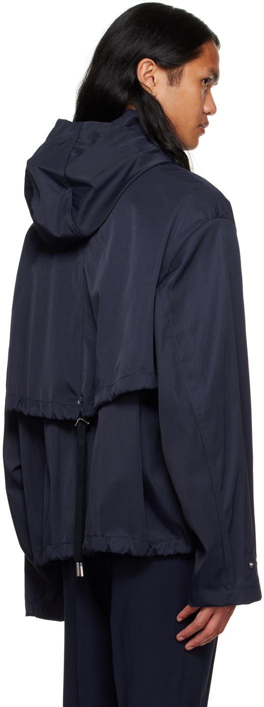 AMI Alexandre Mattiussi Navy Short Jacket