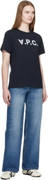 A.P.C. Navy Standard Grand 'VPC' T-shirt
