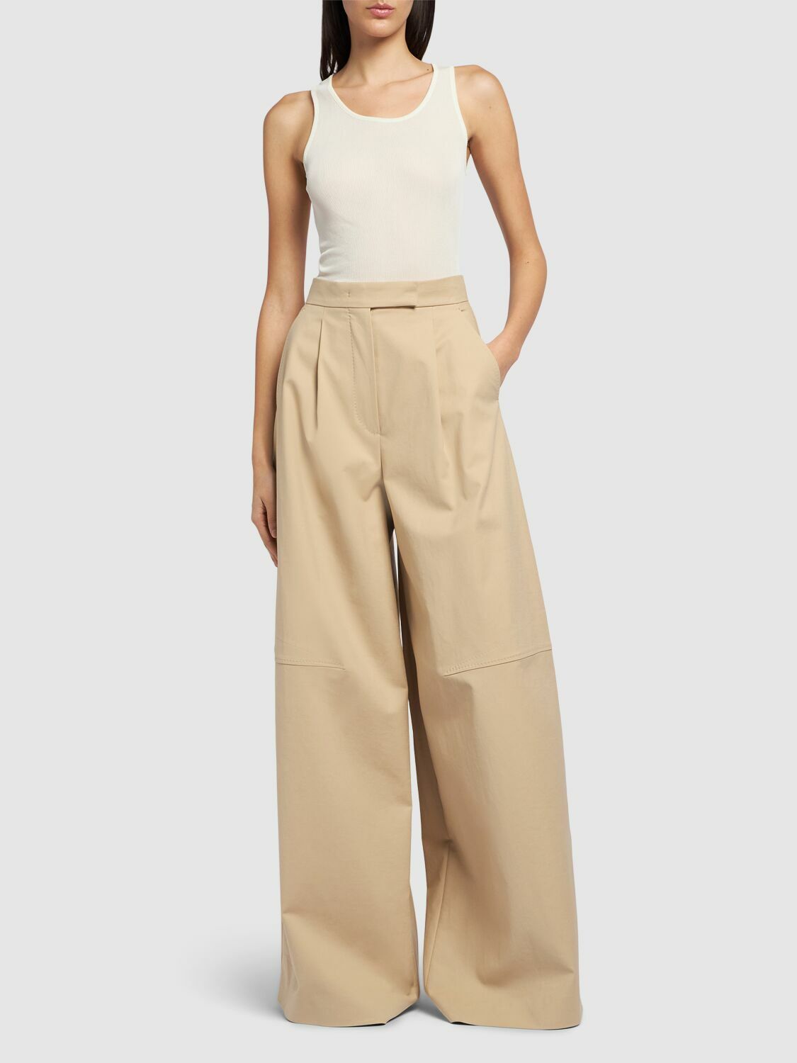 MAX MARA｜SLACKS (AVORIAZ (21136011 005 / 21136011600 00 Max Mara Avoriaz Trousers | Neutrals | FARFETCH
