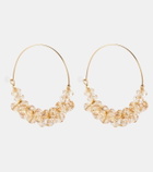 Isabel Marant Polly Large embellished hoop earrings