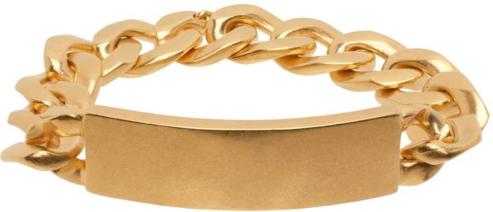 Photo: Maison Margiela Gold Curb Bracelet