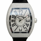 Franck Muller Vanguard Automatic Diamond Silver Dial Unisex Watch V 45 SC DT D CD (OG.NR)
