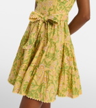 Poupette St Barth Christine cotton bandeau minidress