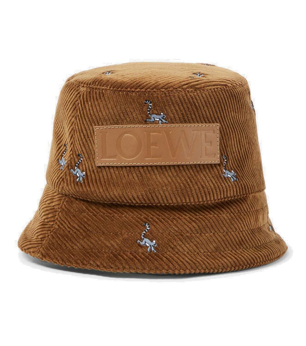 Loewe x Suna Fujita corduroy bucket hat Loewe