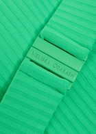 Melissa Odabash Rio Belted Ribbed Swimsuit Green