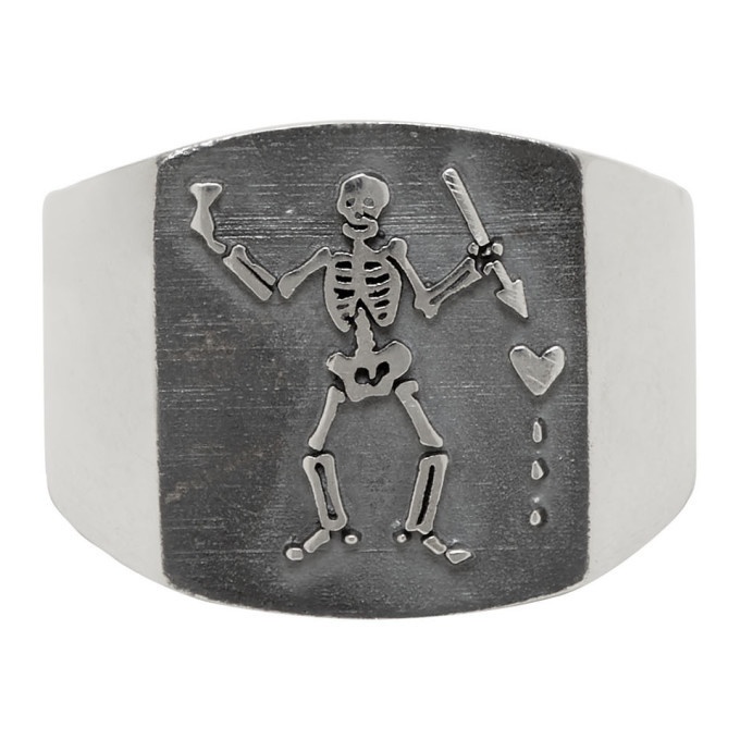 Photo: Stolen Girlfriends Club Silver Pirate Plate Ring