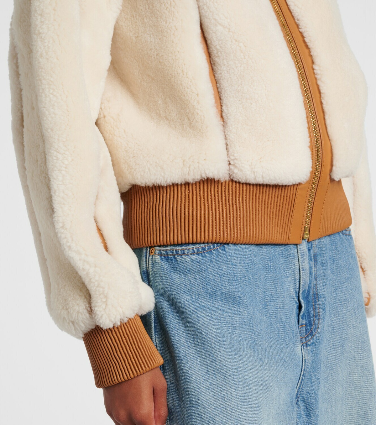 Zimmermann Story shearling bomber jacket