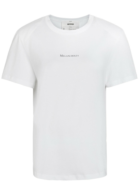 Photo: Bettter Melancholia Printed Cotton T-shirt White