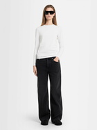 ANNAGRETA Sofia Long-sleeve Stretch Jersey T-shirt