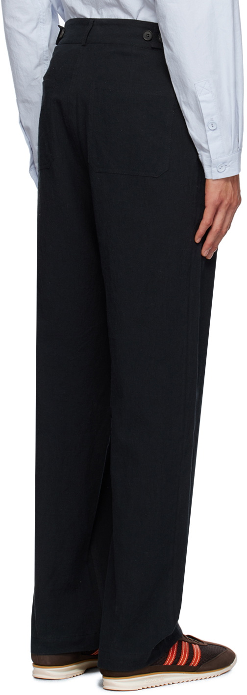 XENIA TELUNTS Black Typewriter Trousers