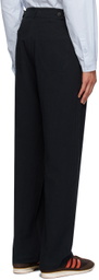 XENIA TELUNTS Black Typewriter Trousers