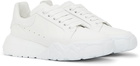 Alexander McQueen White Court Trainer Sneakers