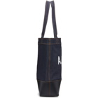 A.P.C. Indigo Denim Axelle Tote