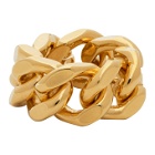 IN GOLD WE TRUST Gold Cuban Link Ring