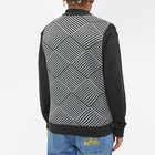 Butter Goods Men's Parquet Knit Vest in Black/Grey