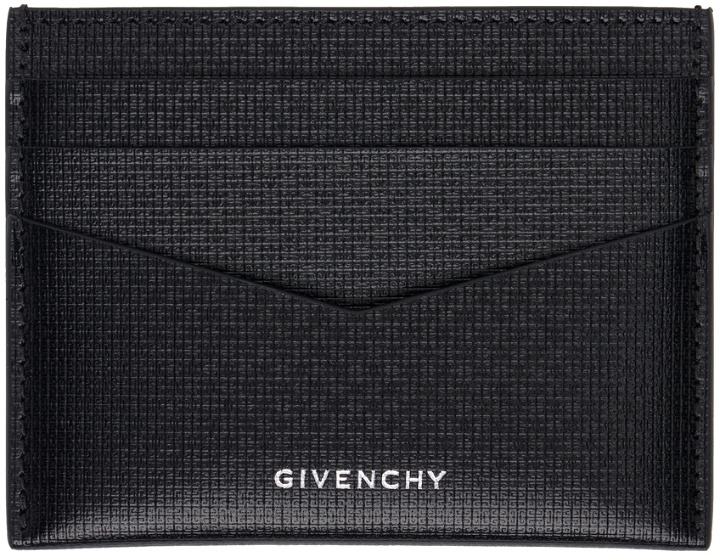Photo: Givenchy Black 4G Classic Card Holder