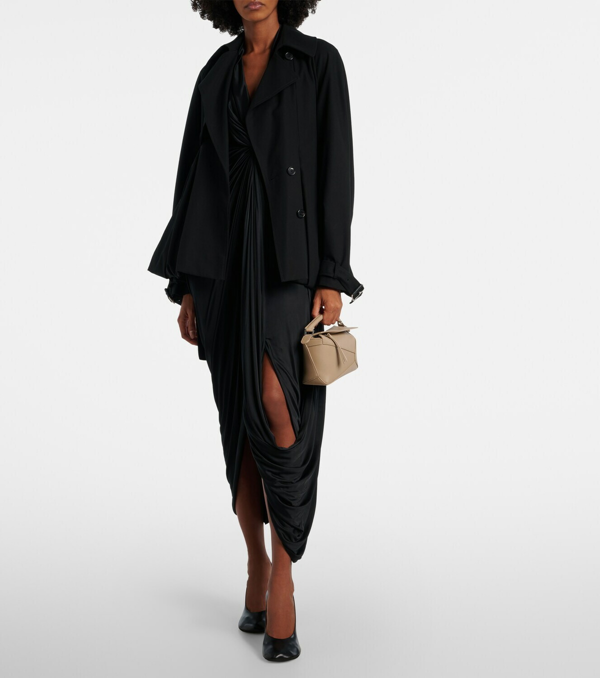 Loewe Puzzle Edge Mini leather top-handle bag
