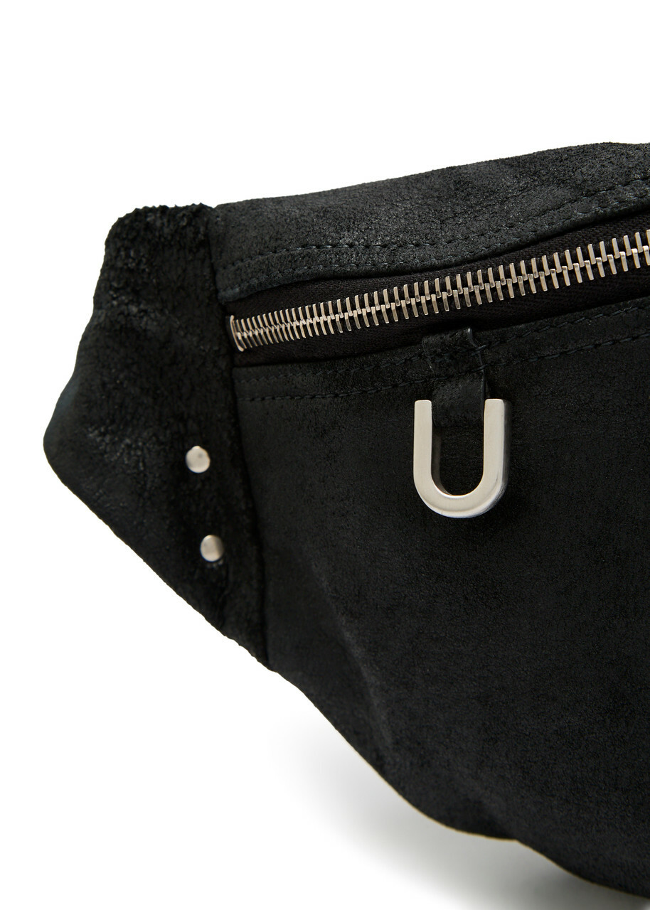 Rick Owens Leather Bumbag - Black - One Size