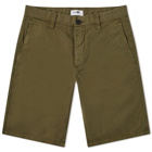 NN07 Men's Crown Chino Short in Army