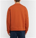 Joseph - Colour-Block Loopback Cotton-Jersey Sweatshirt - Men - Orange