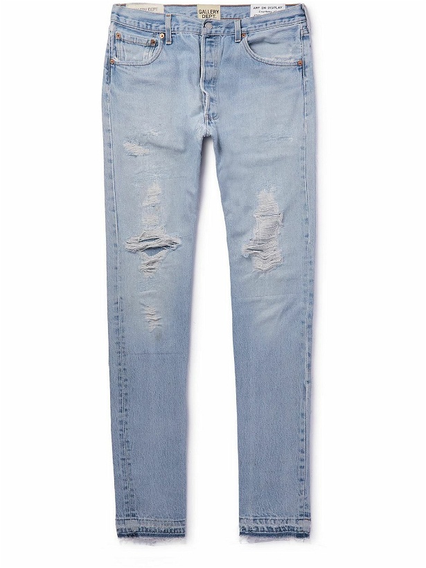 Photo: Gallery Dept. - 5001 Slim-Fit Distressed Jeans - Blue