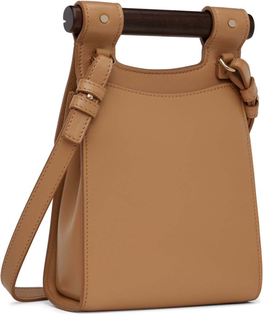 Chloé Taupe Magda Top Handle Bag