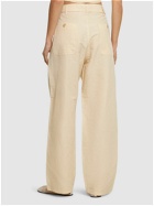 AURALEE Linen & Cotton Straight Pants
