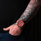 Polanti Rogue Chronograph Quartz Red Dial Mens Watch RG0001M-YG