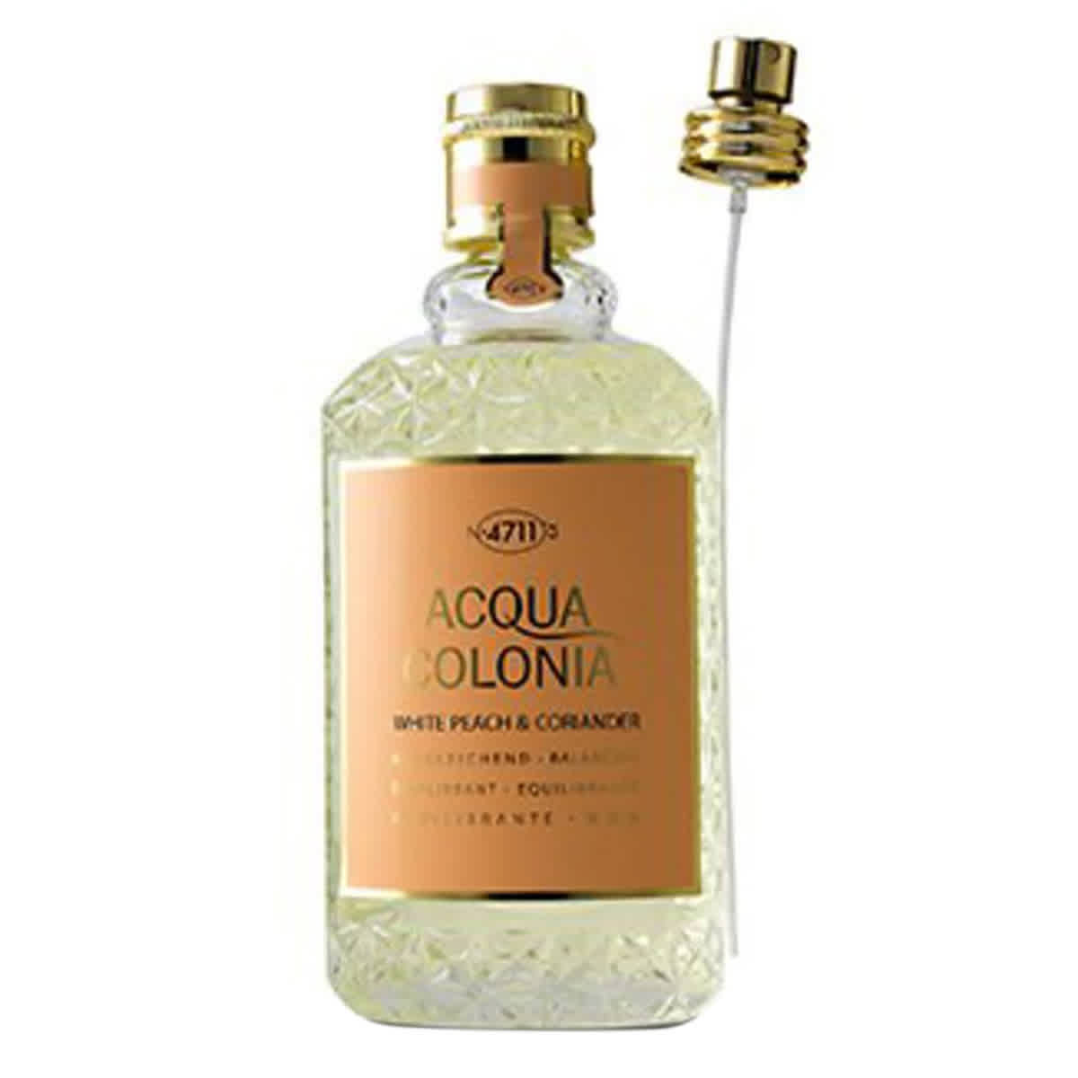 4711 Unisex Acqua Colonia White Peach & Coriander EDC Spray 5.7 Oz Fragrances 4011700745371