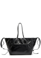 Balmain Glossed Leather Tote bag - Black - One Size