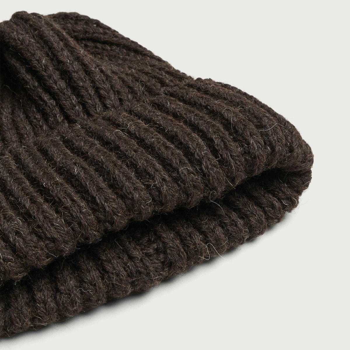 Café Mountain Men's Wool Toque Beanie in Earth