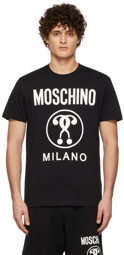 Moschino Black Double Question Mark T-Shirt