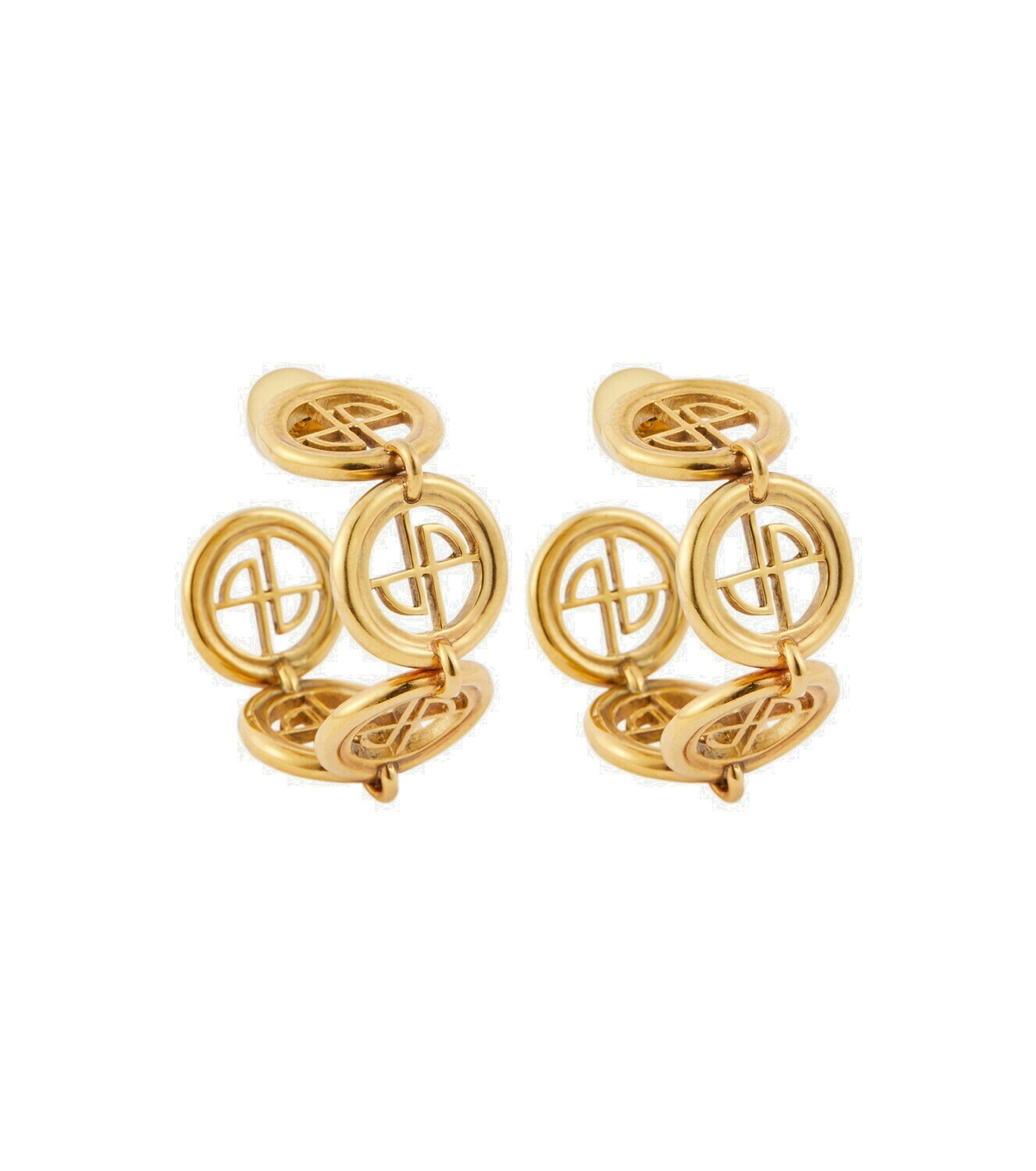 ピアス PATOU Logo hoop earrings Patou Logo hoop earrings Patou