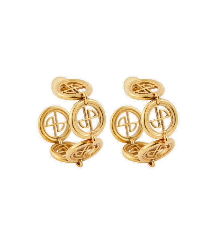 Photo: Patou Logo hoop earrings