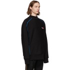 Calvin Klein 205W39NYC Black Scuba Mock Neck Sweatshirt