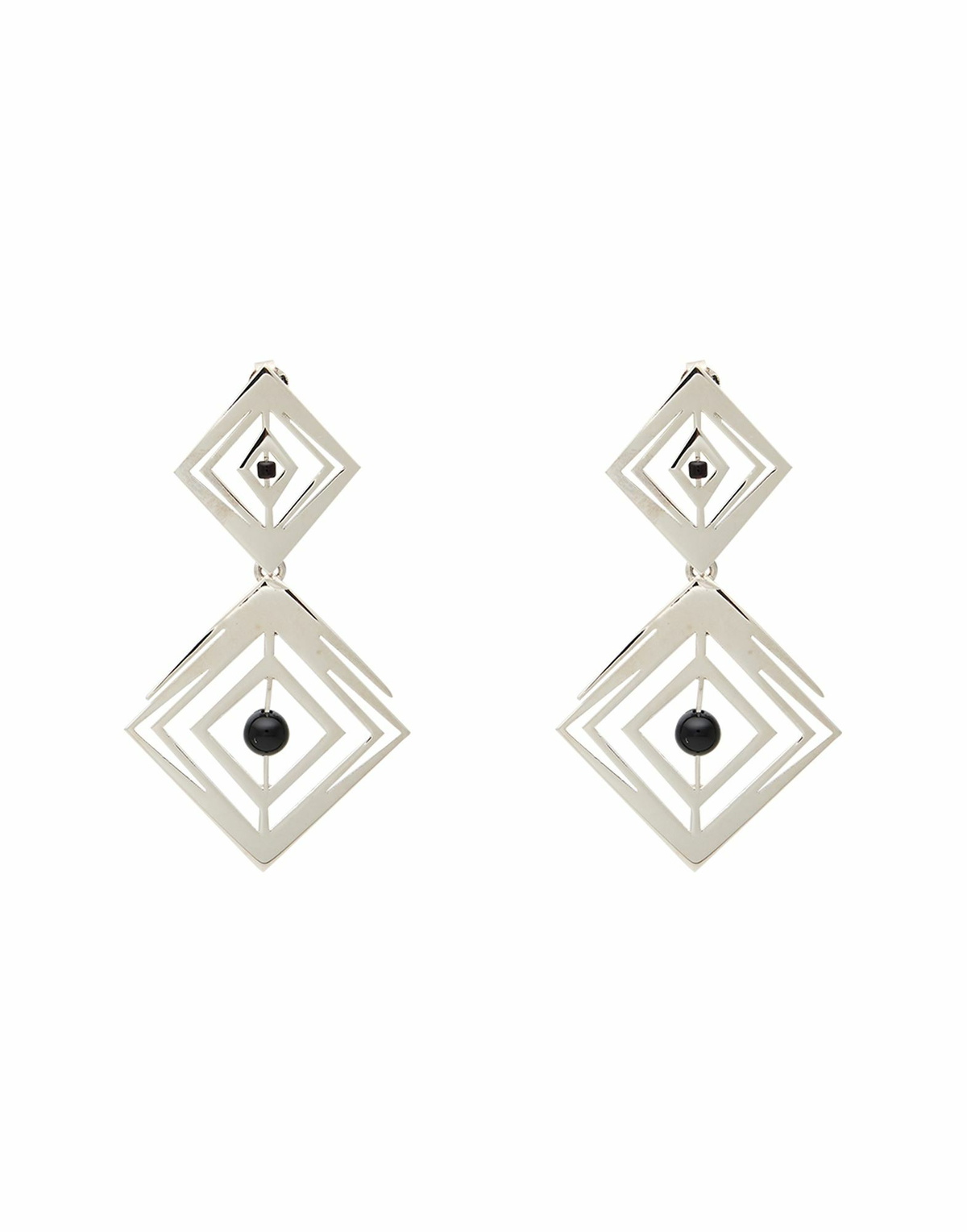 Alberta Ferretti Womens Earrings in Silver