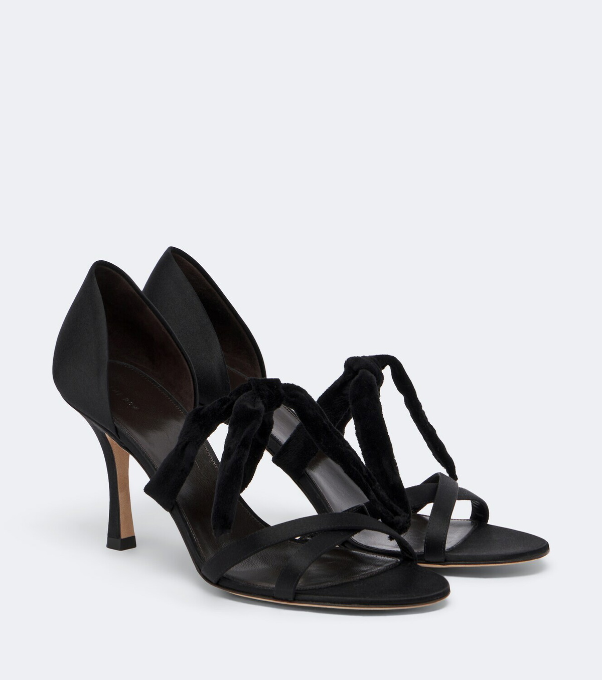 The Row Ella satin sandals
