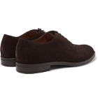 Hugo Boss - Coventry Suede Derby Shoes - Brown