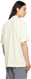 Y-3 Off-White Half-Zip T-Shirt