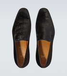 Christian Louboutin Dandelion velvet loafers