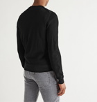 TOM FORD - Slim-Fit Cotton-Blend Piqué Sweater - Black