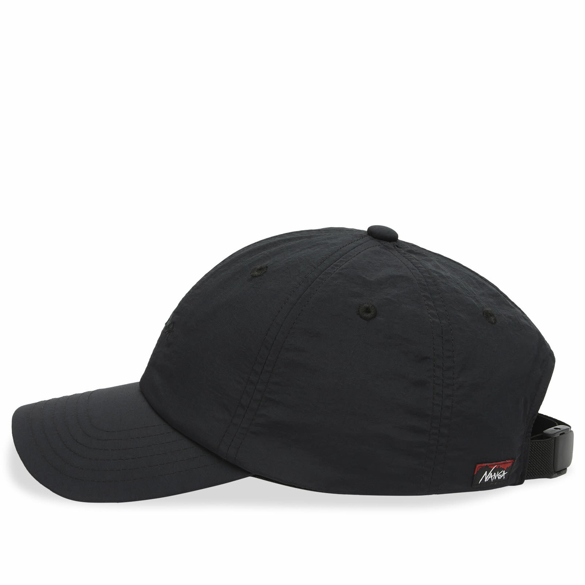 NANGA Men's Nylon Tusser Baseball Cap in Black 